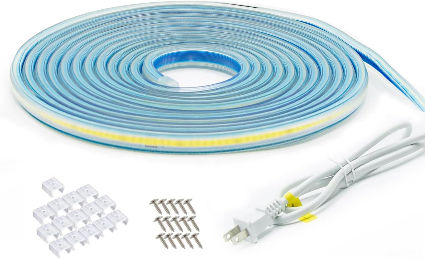 LED Strip Lights 32.8 Foot AC 110v Plug in Lights IP67 Outdoor Waterpr