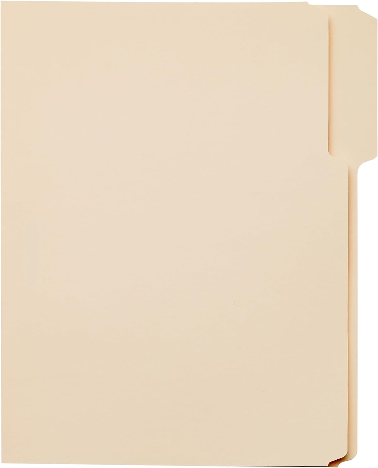Amazon Basics Sturdy File Folders with Reinforced Tabs for Filing and 