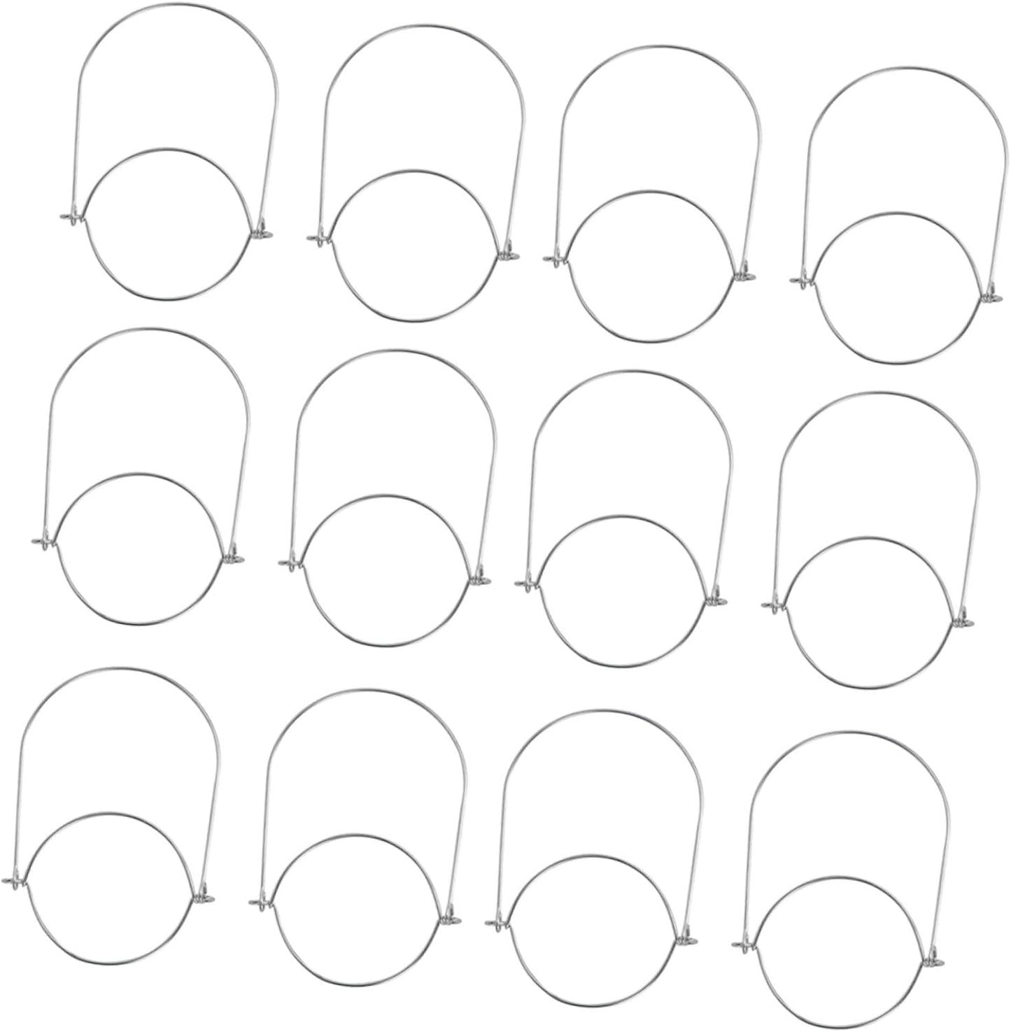 BESTOYARD 12 Pcs Solar Mason Jar Wall Lights Handles Waterproof Metal Hangers for Indoor and Outdoor Decor for Garden Patio and Bedroom Lighting