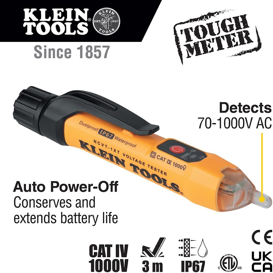 Klein Tools 69149P Electrical Test Kit with Digital Multimeter, Non-Co