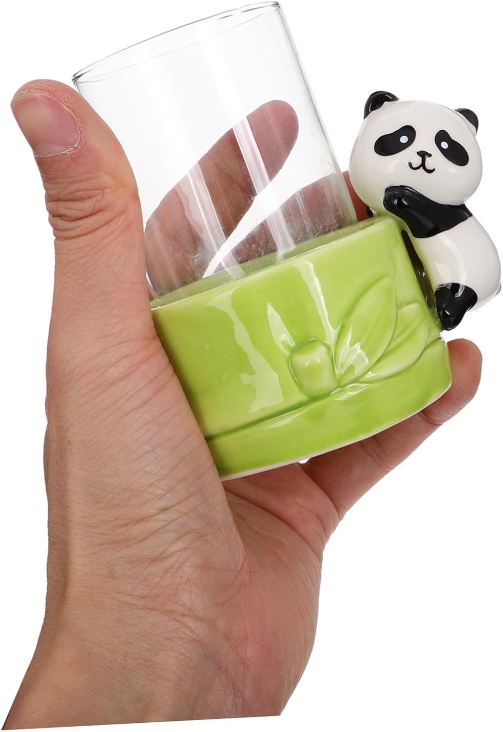BESTOYARD Ceramic Panda Flowerpot Water Plant Decor Indoor Plant Vase 