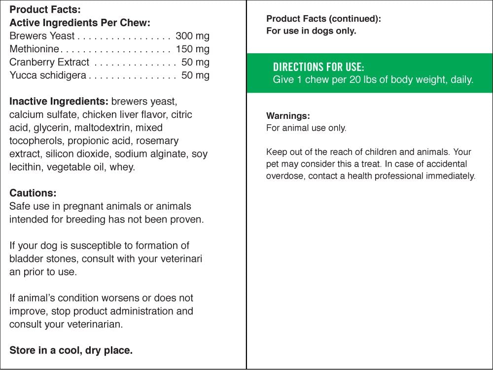 Pet Naturals Lawn Aid Dog Urine Neutralizer for Lawn - 60 Chicken-Flav