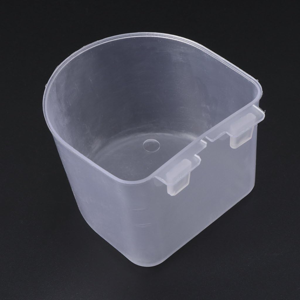 5 Pcs Bird Water Feeder Dishes Bowl for Cage Cups Hanging Food Cup Birdcage Bowls Pet Supplies for Small Dogs
