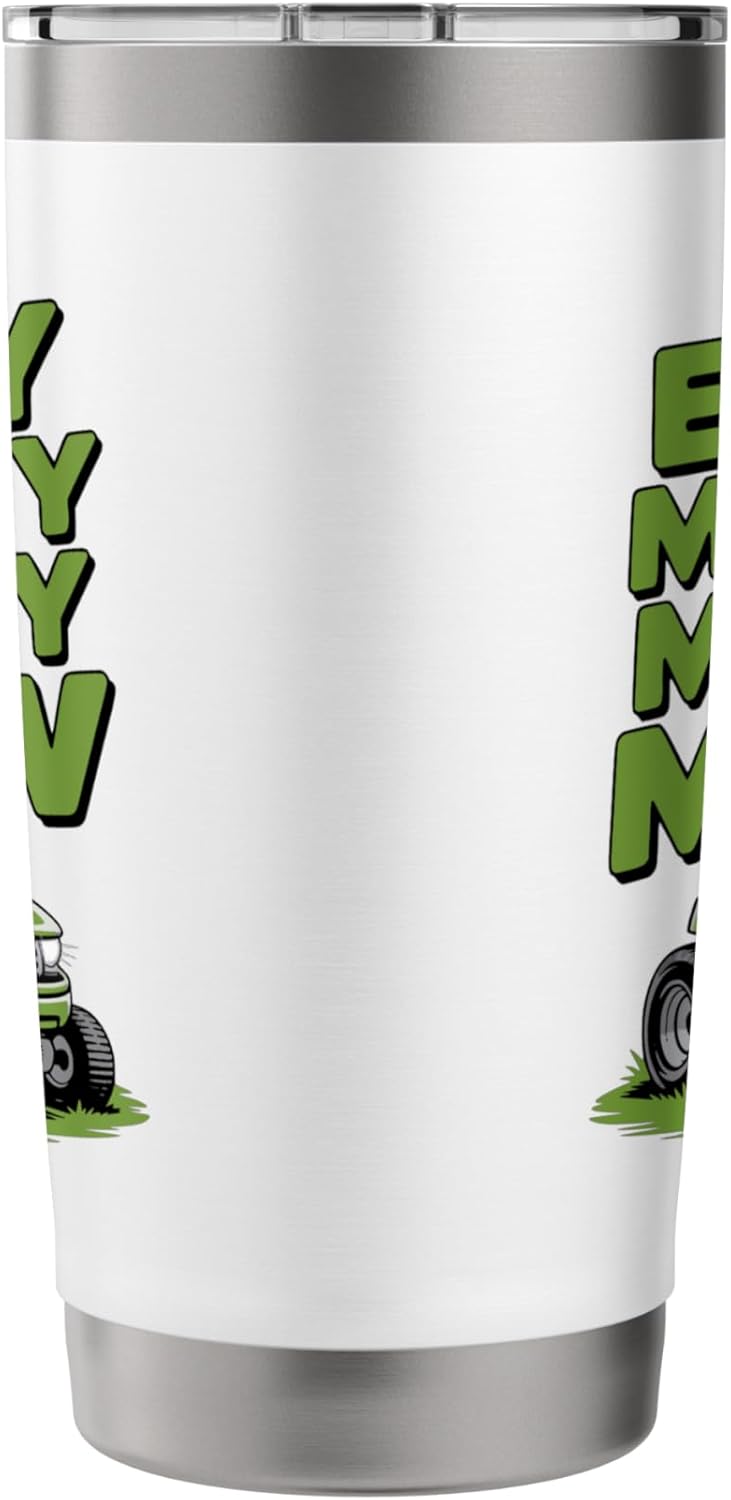Eeny Meeny Miney Mow : Lawn Care Pun Stainless Steel Insulated Tumbler