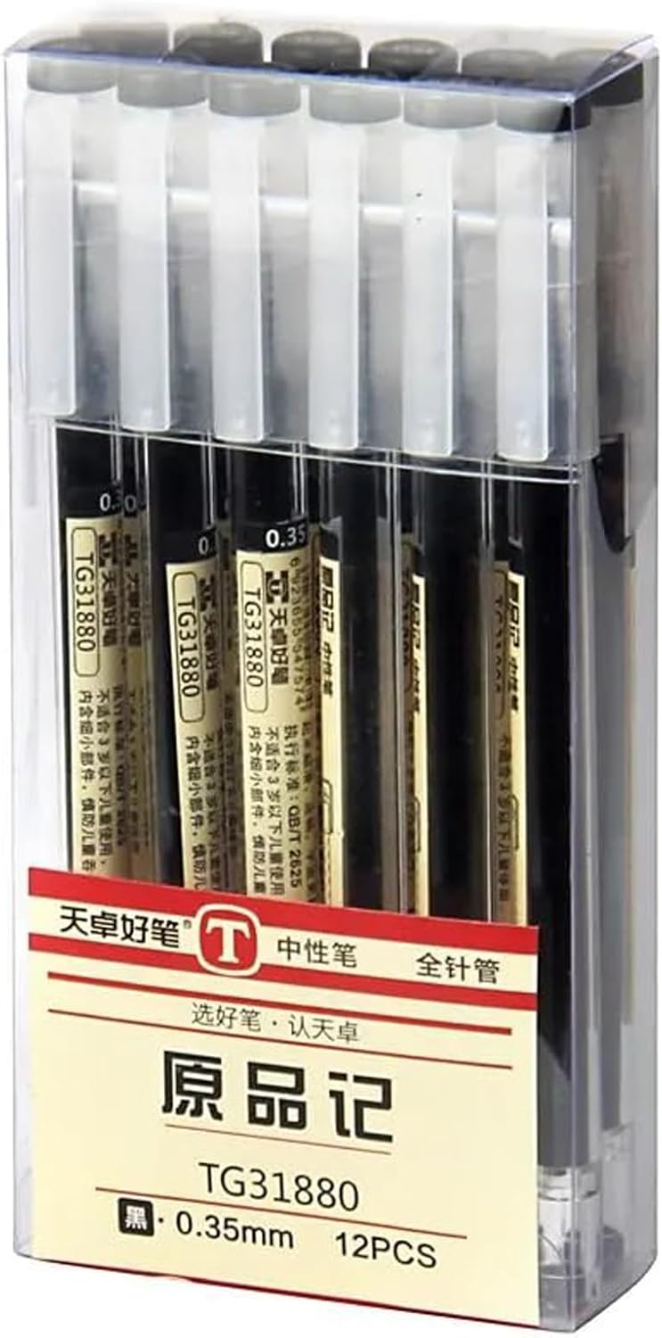 BEMLP Gel Ink Pen Japanese Style Liquid Ink Rollerball Pens Quick Dryi