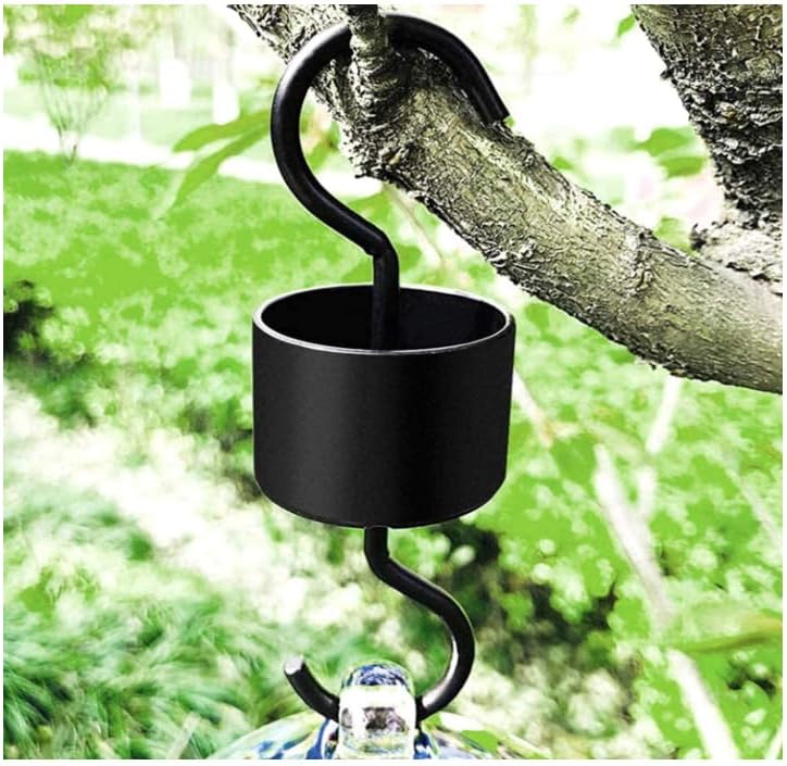 Premium Quality Ant Moat for Hummingbird Feeders - Stainless Steel Bird Feeder Hooks,Ideal Gift for Bird Lover - Attractive and Easy to Use (2 Hooks + 2 Brushes)