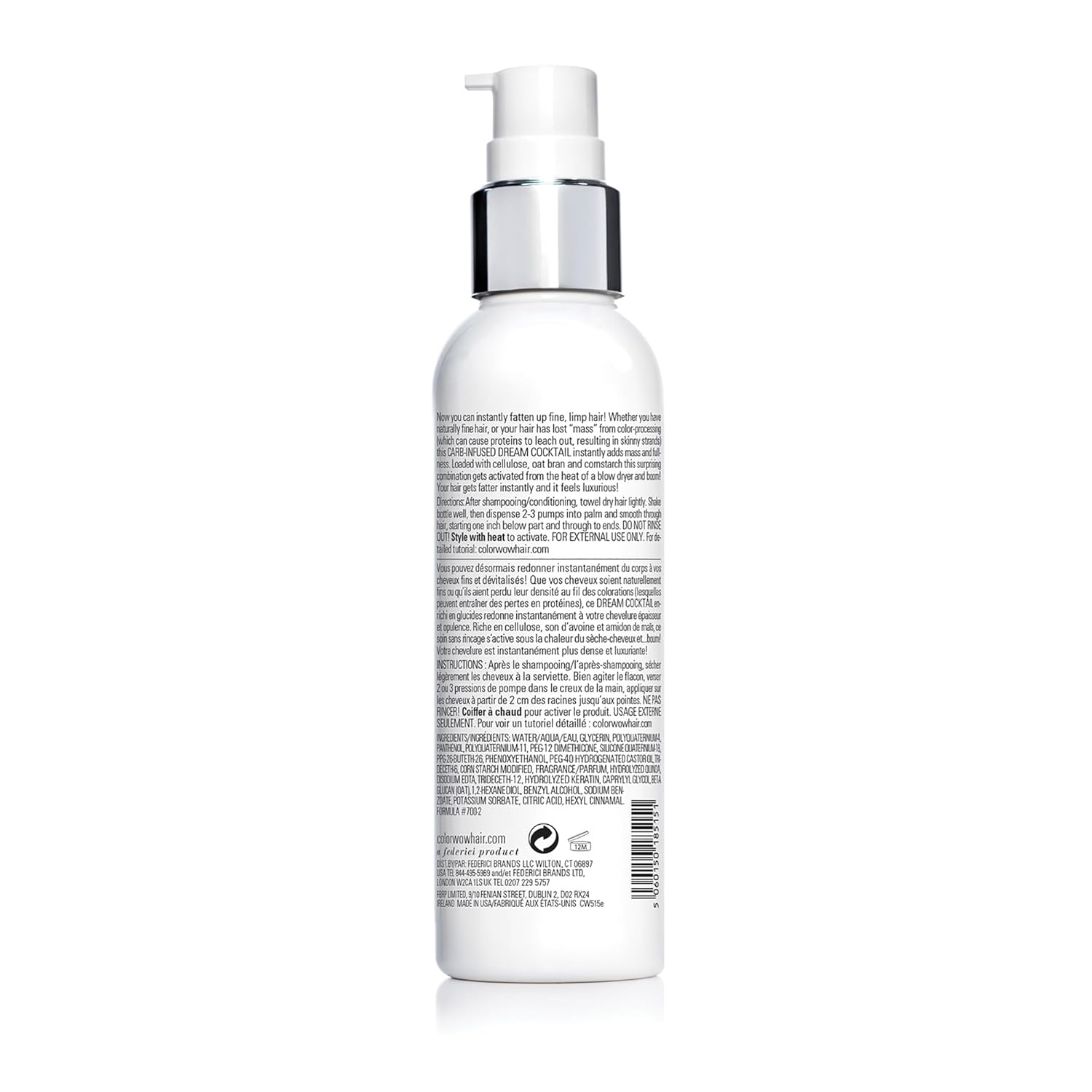 COLOR WOW Dream Cocktail Carb Infused Leave-in Treatment – Transform T