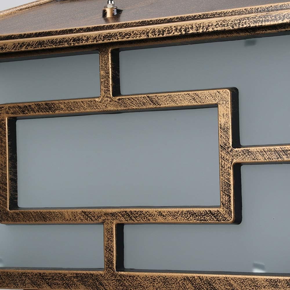 Post Lights Outdoor Vintage Solar Energy Column Light Headlight Wall Waterproof Door Garden Bright Warm Deck Patio