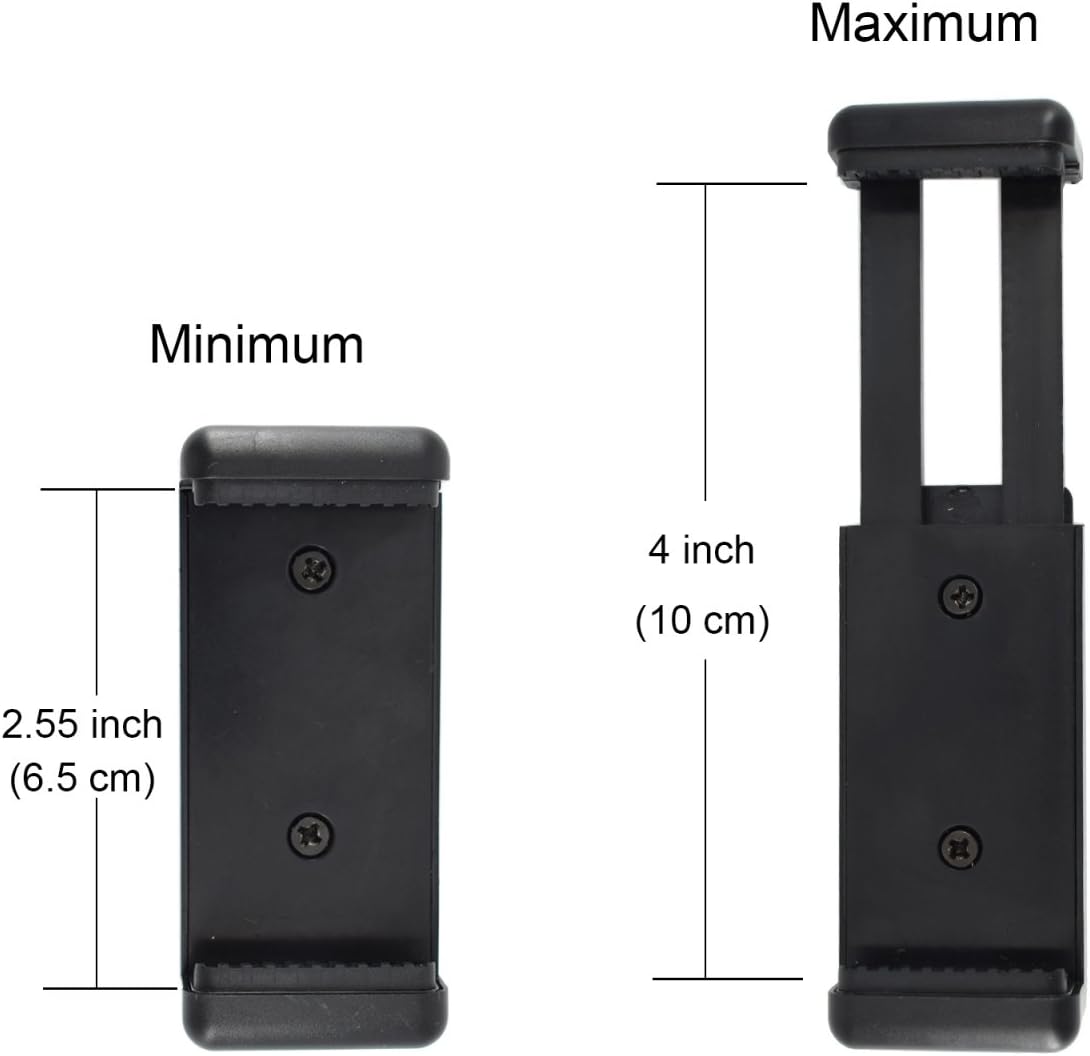 Universal Cell Phone Tripod Mount Adapter, OIMIO Phone Holder Clip Con