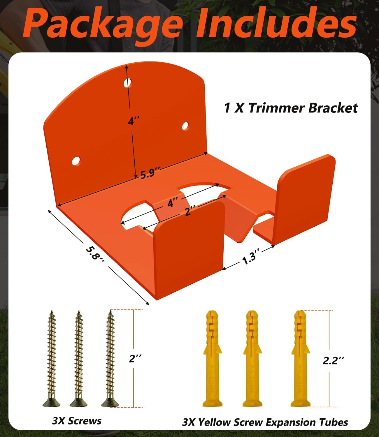 Weedeater Hanger Wall Mounted Grass Trimmer Rack Trimmer Rack Heavy Du
