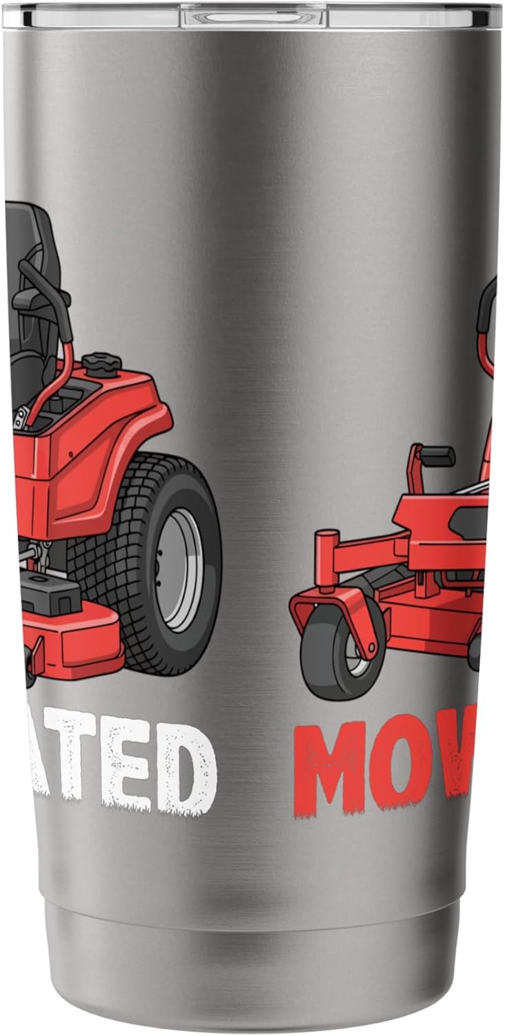 Mowtivated Lawn Mowing Funny Yard Work Stainless Steel Insulated Tumbler