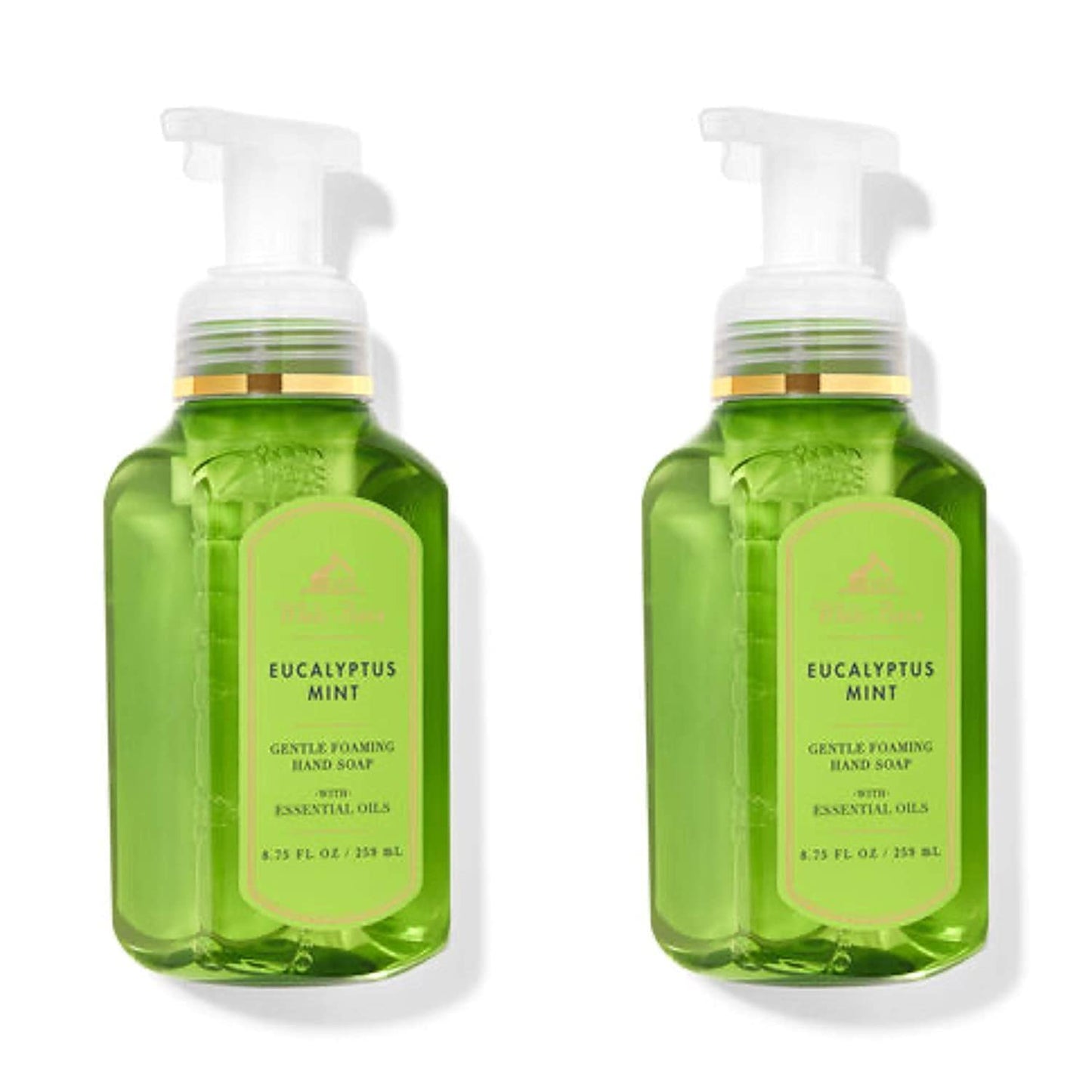 Bath and Body Works Eucalyptus Mint, Gentle Foaming Hand Soap, 8.75 Ou