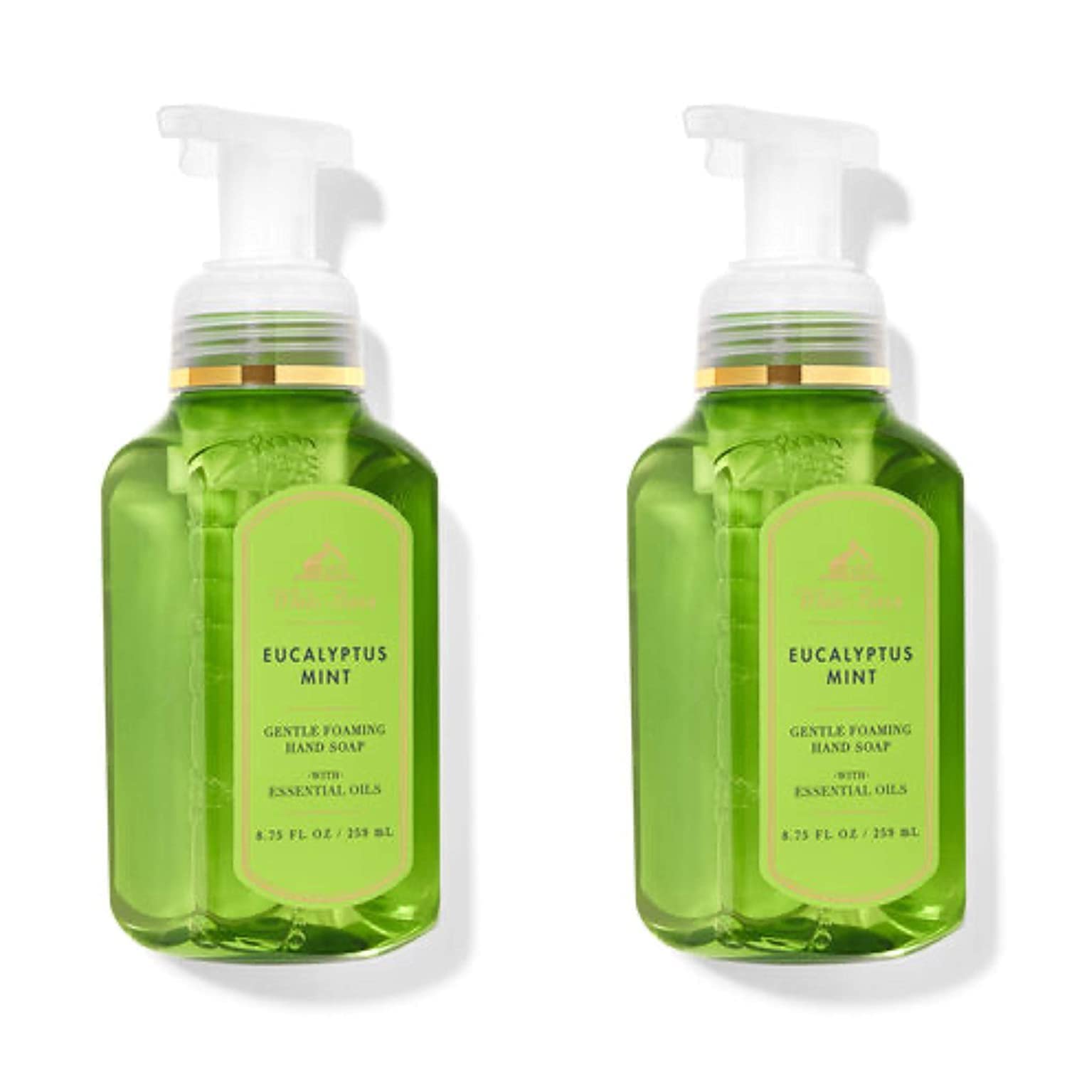 Bath and Body Works Eucalyptus Mint, Gentle Foaming Hand Soap, 8.75 Ou