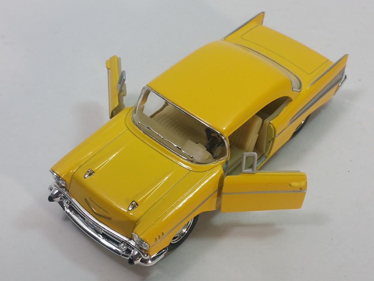 KiNSMART 1957 Chevy Bel Air Coupe 1:40 Scale 5" Die Cast Metal Classic