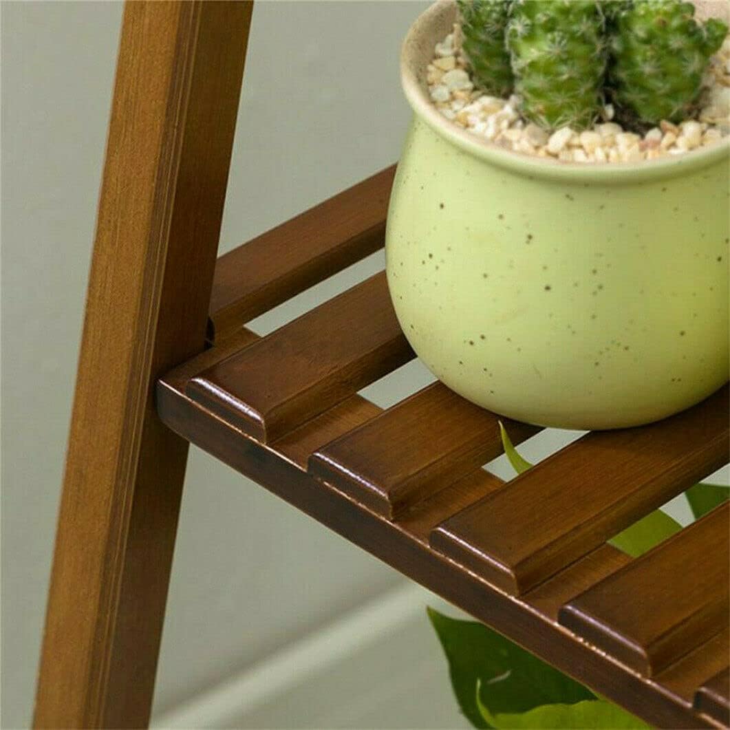 MARURY Tall Bamboo Plant Stand, Raised Garden Bed with Legs, Flower Pot Display Rack Shelf Indoor Outdoor, for Outdoor Gardens Backyard