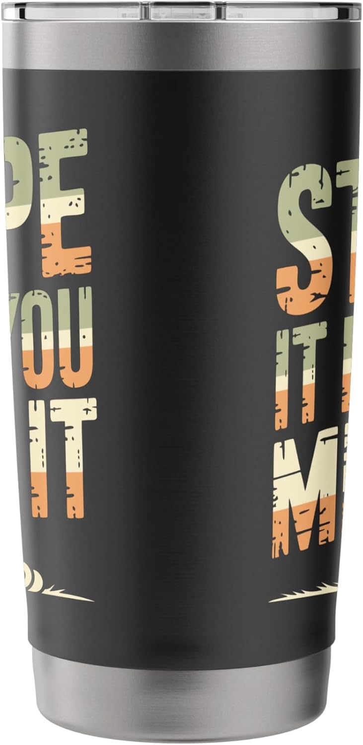 Funny Lawn Striper Lawn Care Stainless Steel Insulated Tumbler