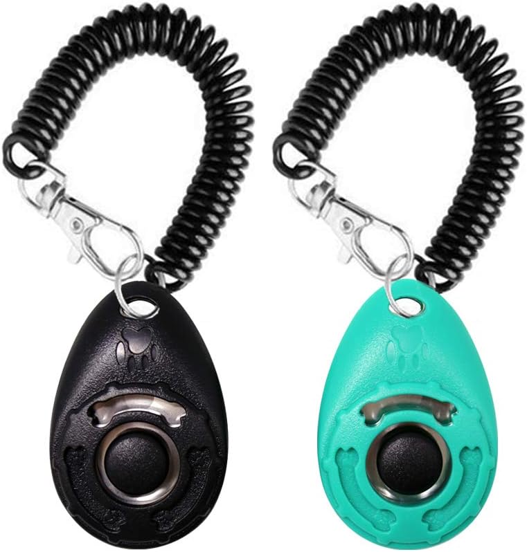 OYEFLY Dog Training Clicker with Wrist Strap Durable Lightweight Easy 