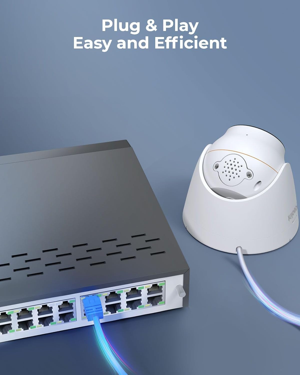 REOLINK 12MP PoE Security Camera System, 8pcs H.265 12MP Security Came