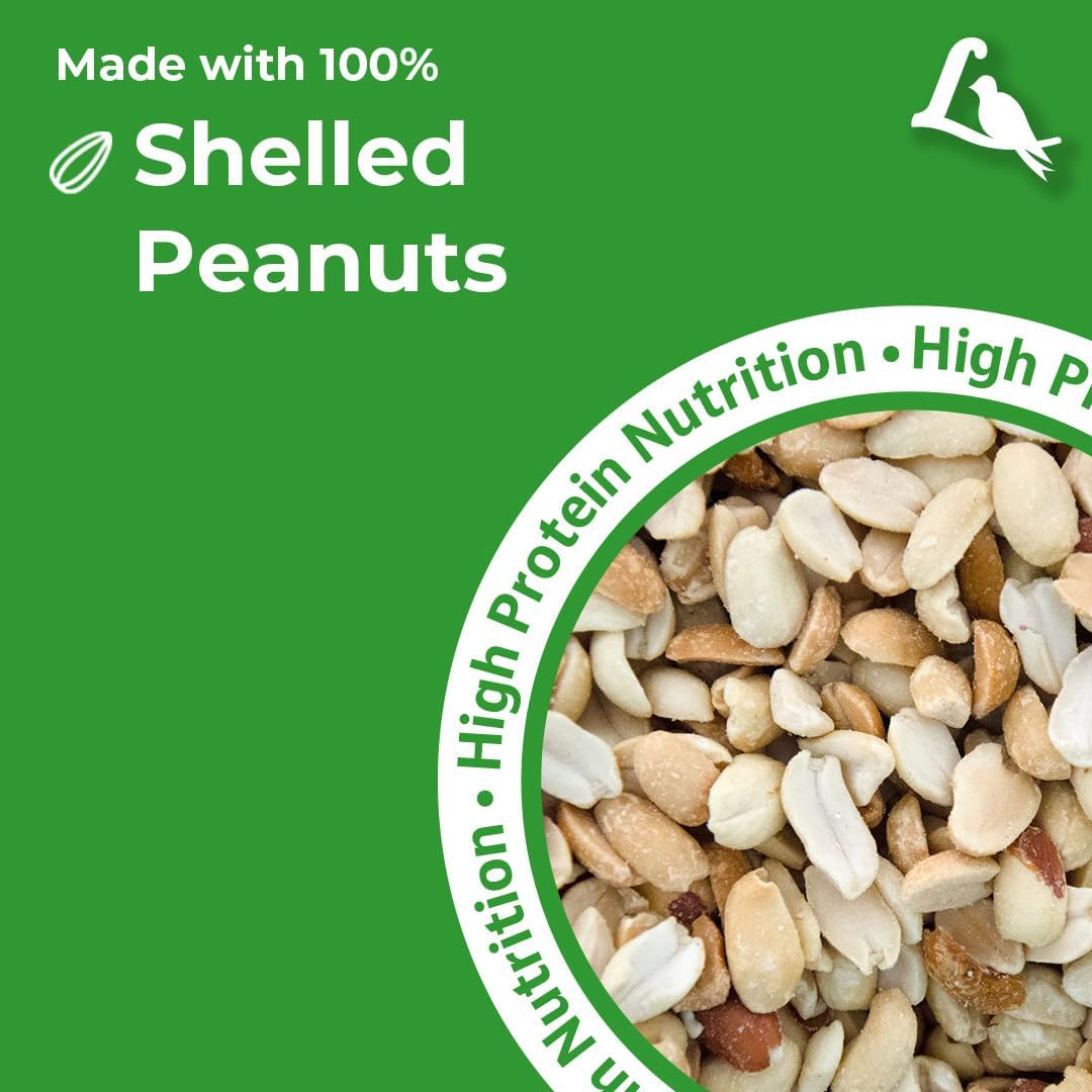 Lyric Peanut Pieces - Shelled Peanuts for Wild Birds 15 lb and Lyric F