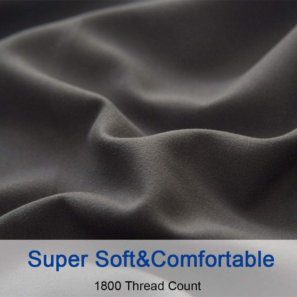 SONORO KATE Bed Sheet Set Super Soft Microfiber 1800 Thread Count Luxu