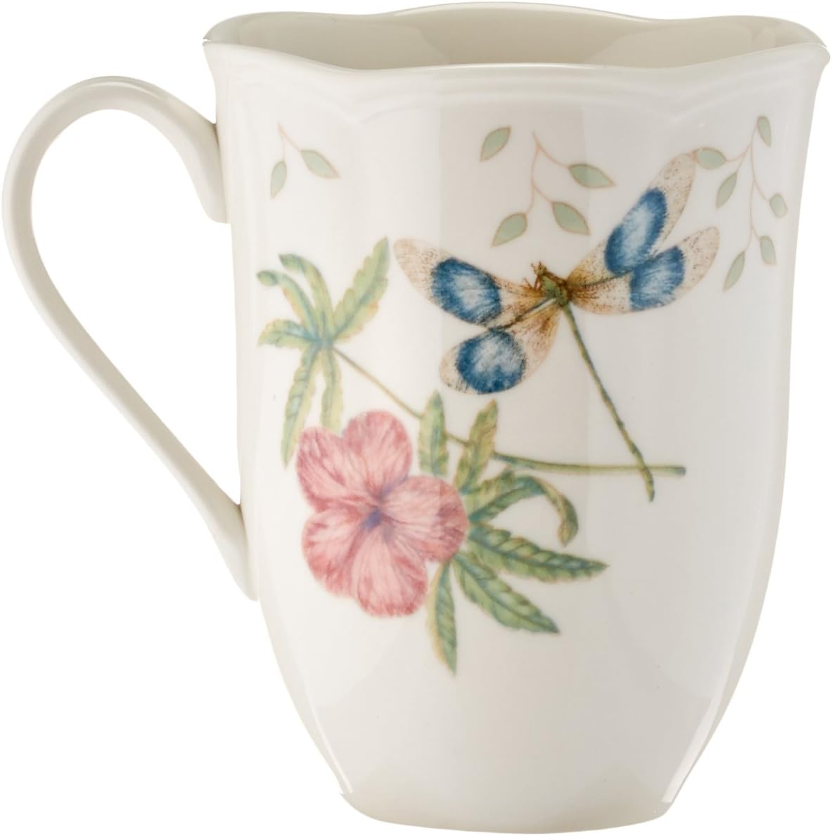 Lenox Dinnerware Set, Butterfly Meadow 18-Piece Set, Service For 6, Wh