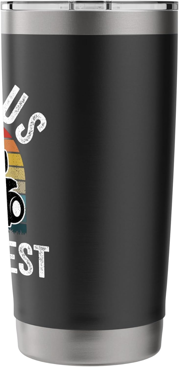 Pappous Mows Best Funny Gardener Lawn Care Father's Day Stainless Steel Insulated Tumbler