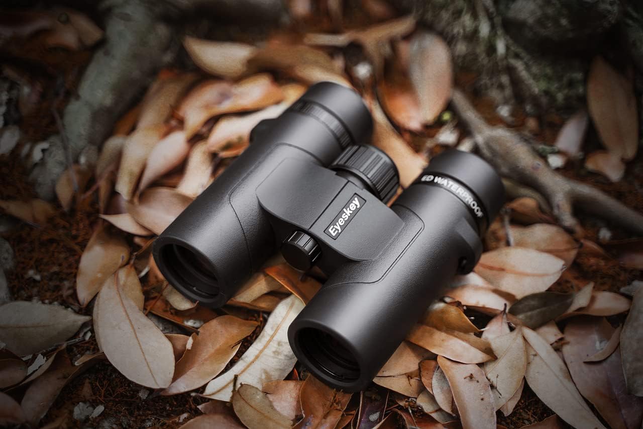 Eyeskey 8x32 ED Binoculars for Adults High Powered, Super Clear and Wide Field of View, Lightweight & Waterproof Binocular, Perfect for Hunting, Bird Watching, Wildlife