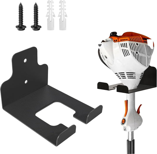 RO6G Weed Eater Rack Garage Wall Organizer, Weed Wacker Hanger for Garage Wall, Weedeater Hanger Wall Mount Fits Most String Trimmer Weed Wacker and Garden Power Tools