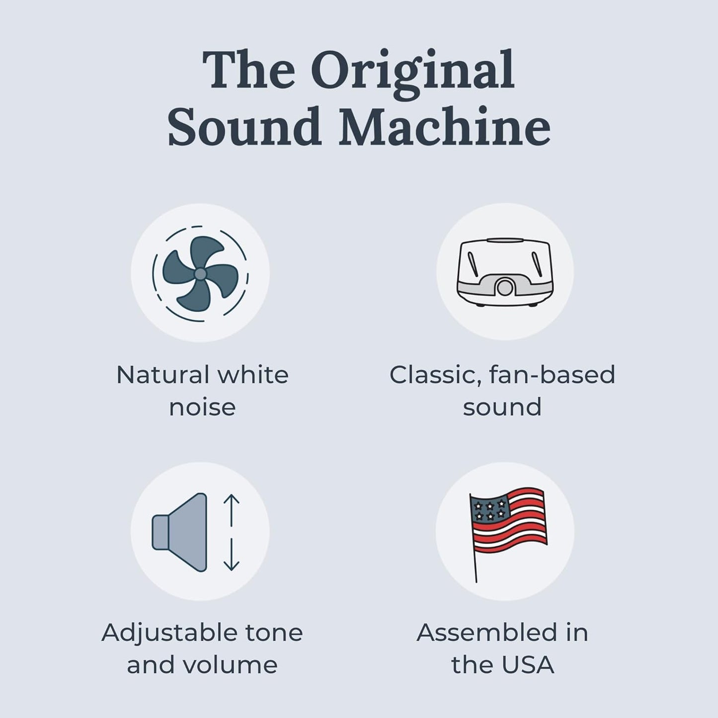 Yogasleep Dohm Classic (White) The Original White Noise Sound Machine,