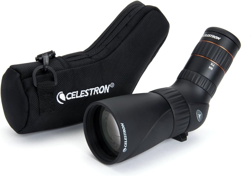 Celestron 9-27 x 56 mm Hummingbird ED Micro Spotter Birder-Friendly Spotting Scope, Black