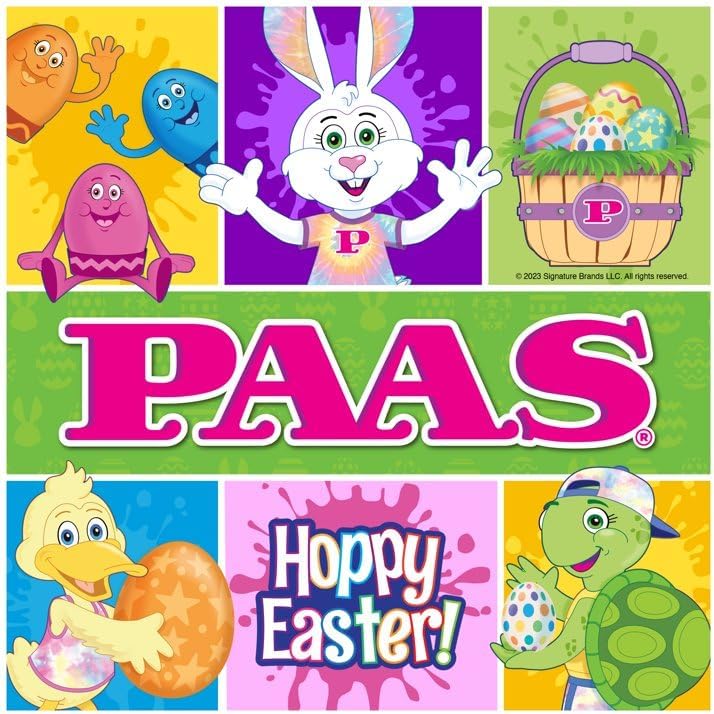 PAAS Deluxe Easter Egg Decorating Kit - America's Favorite Easter Tradition