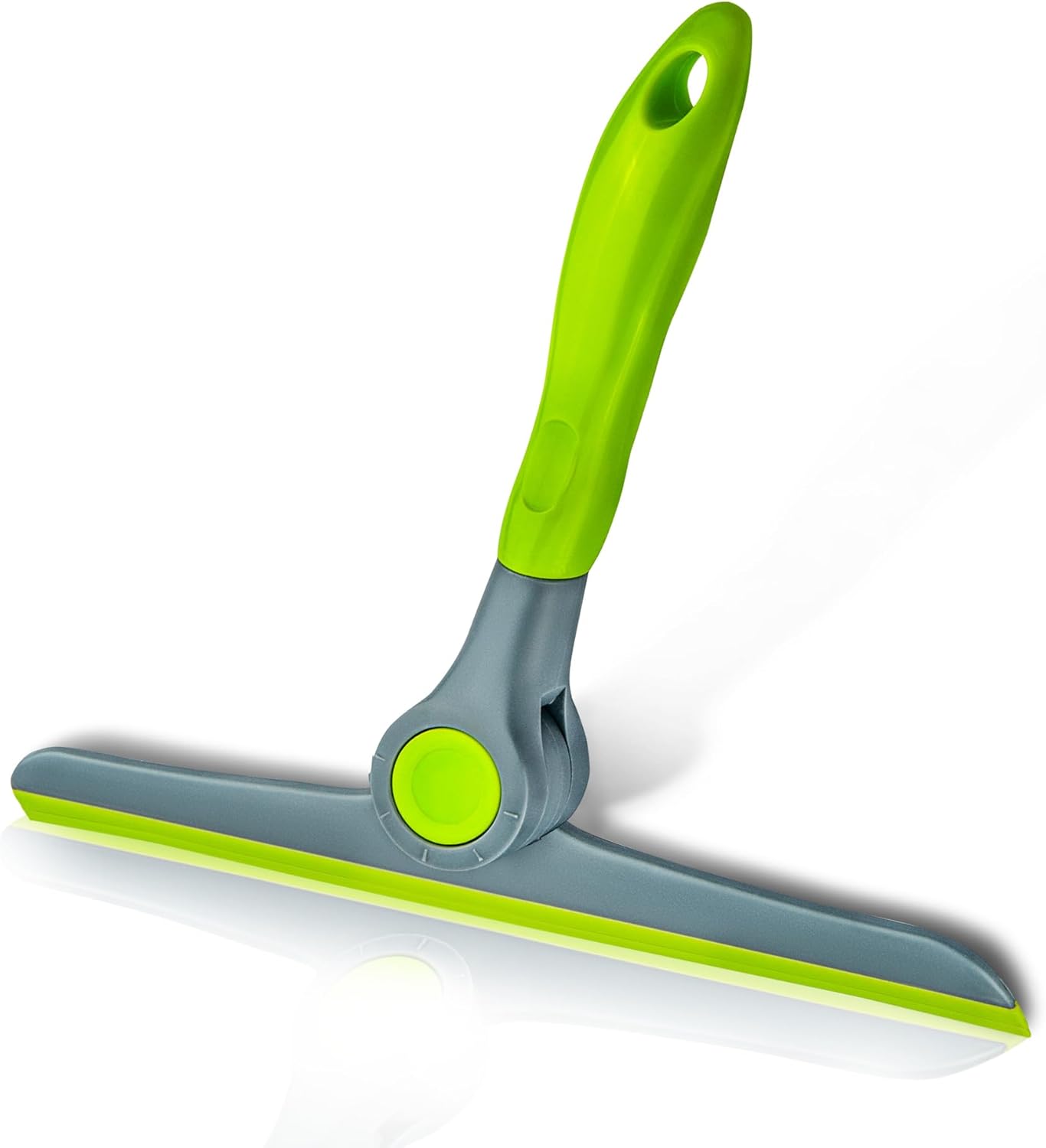 DSV Standard 10" Heavy Duty Green, Grey Window Cleaning Squeegee, Hand