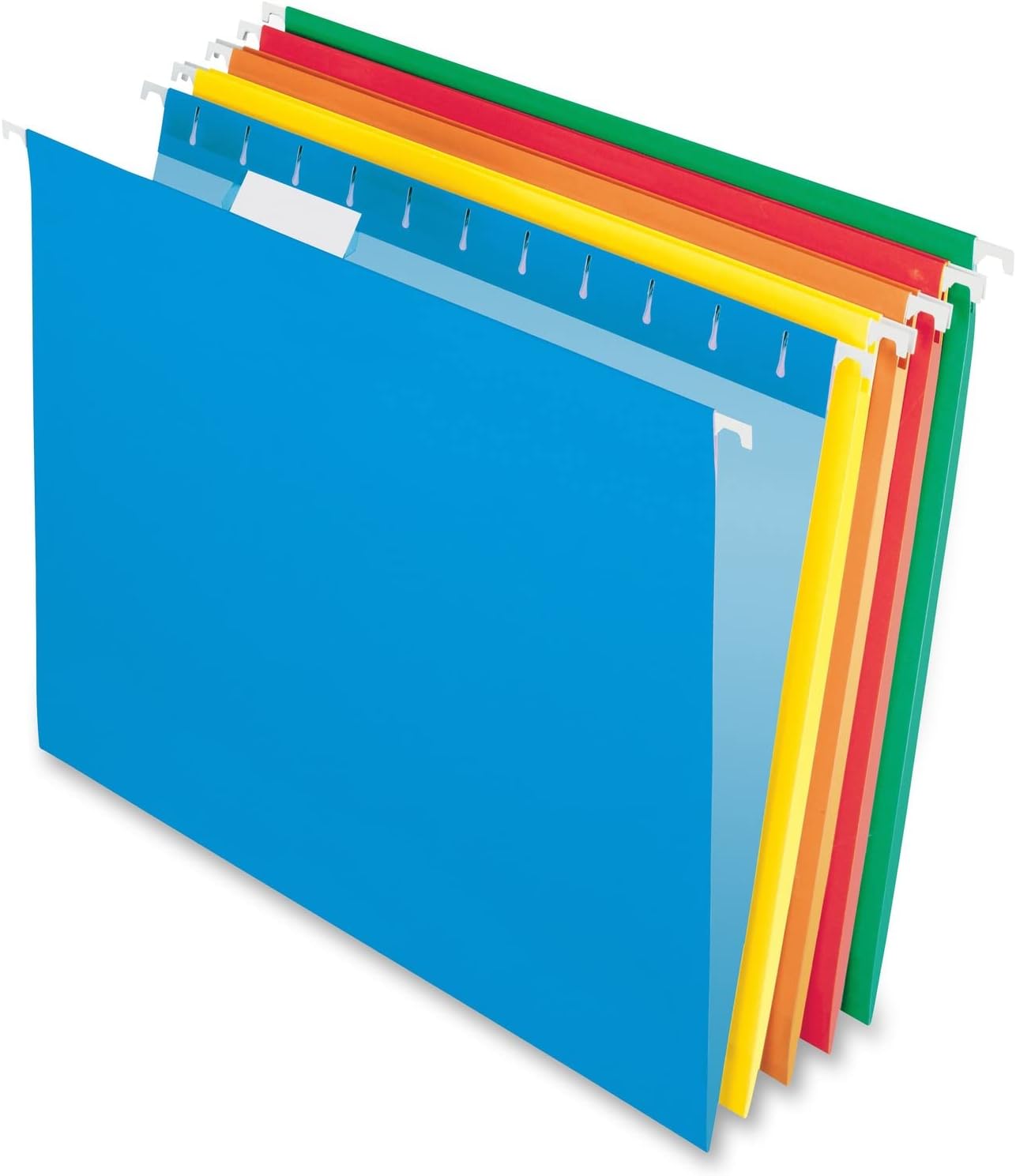 Pendaflex Hanging File Folders, Letter Size, Assorted Colors, 1/5-Cut 