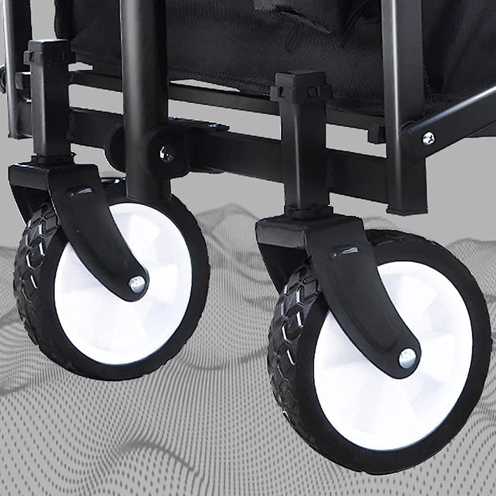 Trolleys, Outdoor Folding Wagon Garden Trolley with, Heavy Duty Foldin