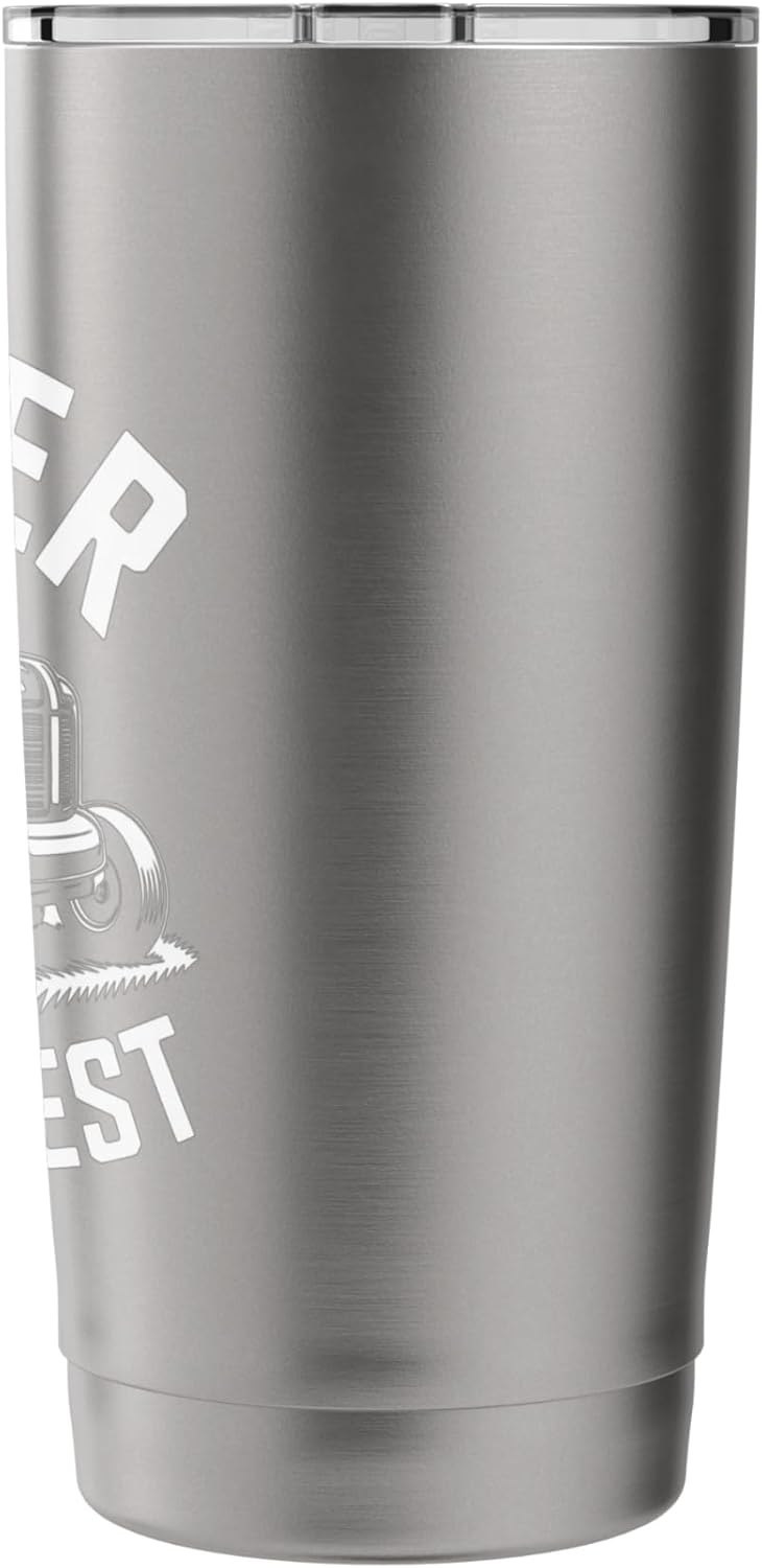 Father Mows Best Fathers Day Stainless Steel Insulated Tumbler