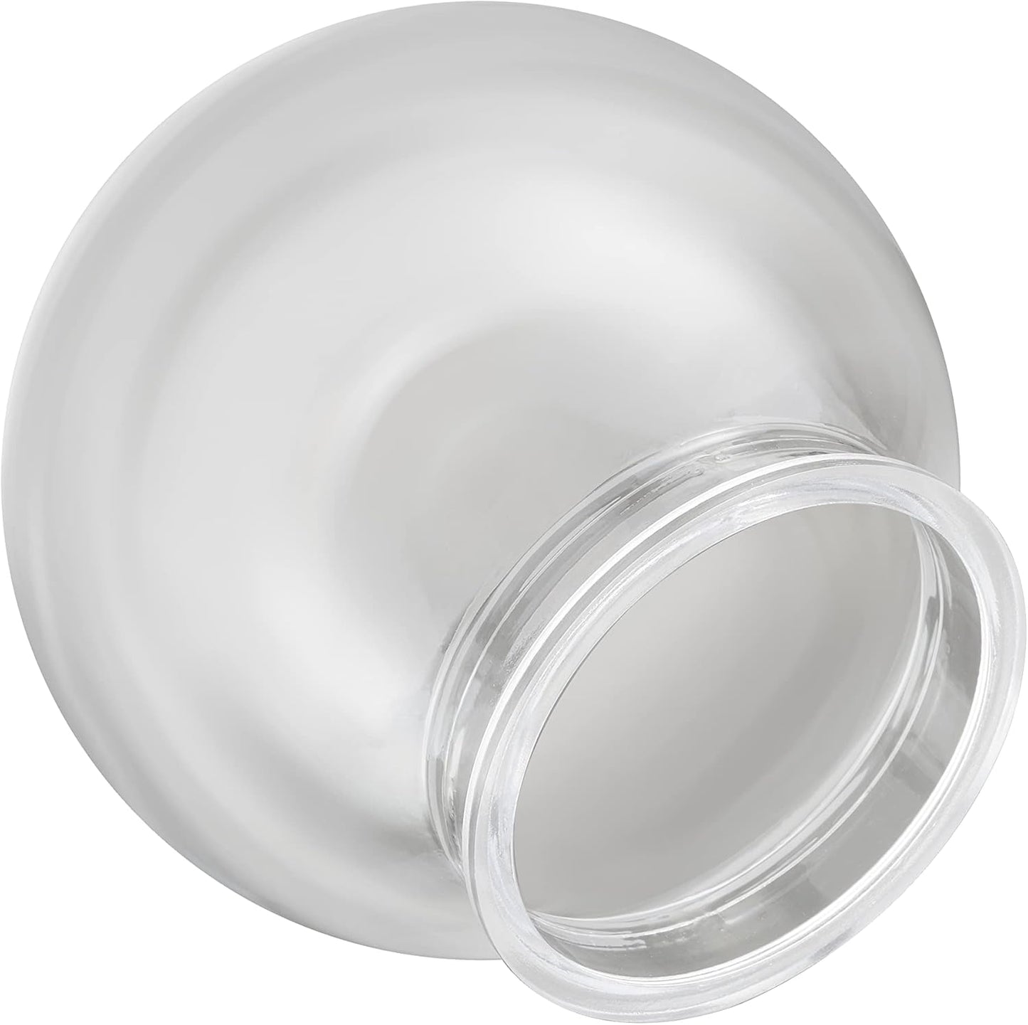 Aspen Creative 28001-60-41, 6" Clear Acrylic Replacement Lamp Post Glo
