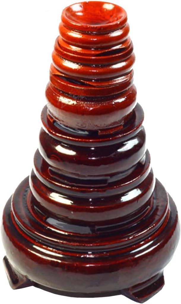 GOLDY&WENDY Chinese Wooden Stand for Crystal Sphere Ball Decorative Wood Display Stand Base Ball Orb Egg