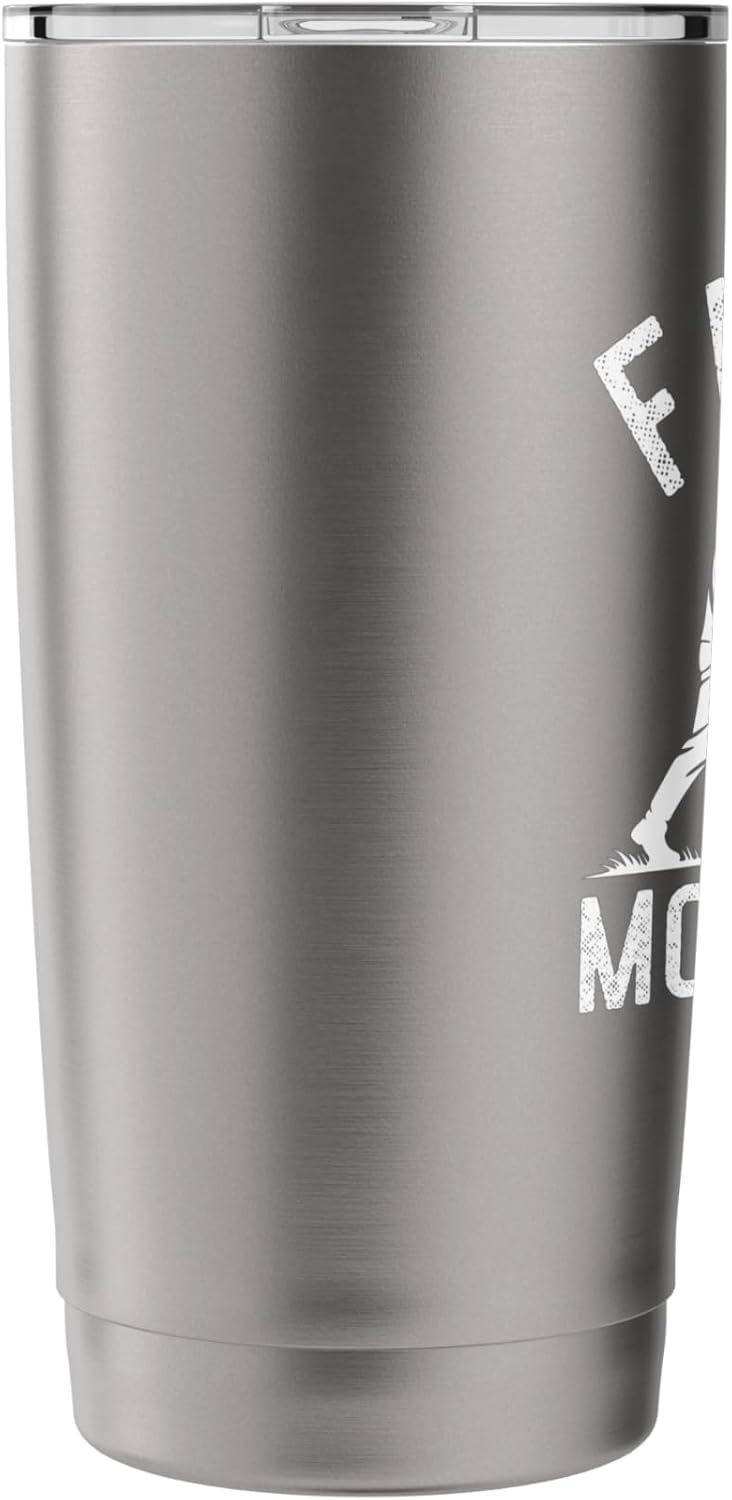 Father Mows Best, Funny Lawn Care, Dad, Fathers Day Stainless Steel Insulated Tumbler
