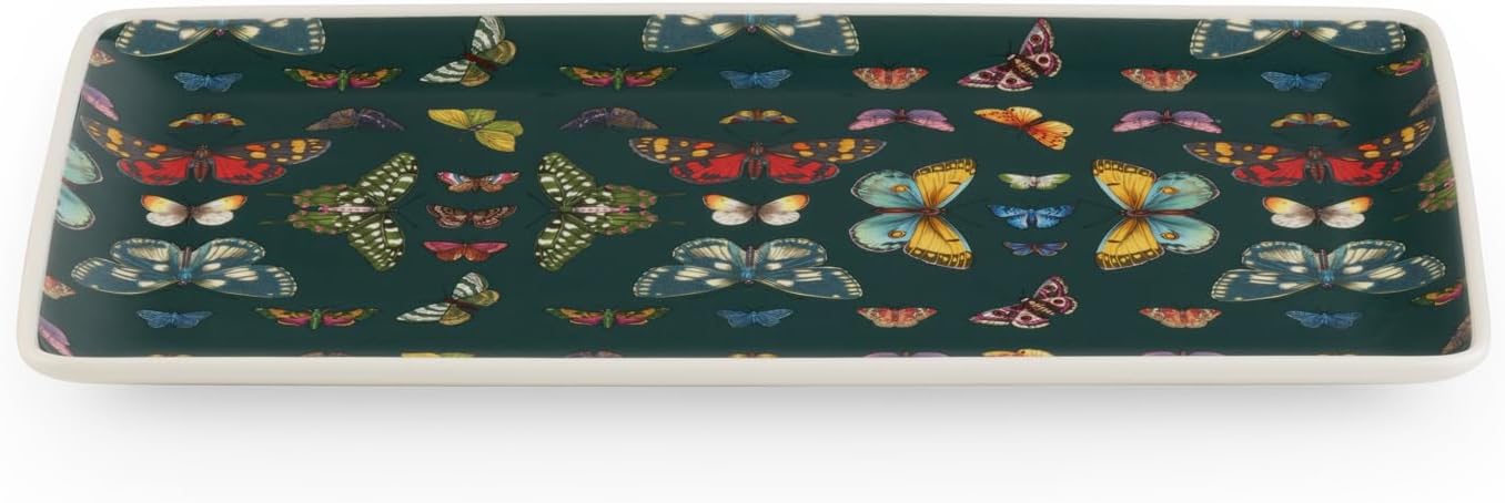 Portmeirion Botanic Garden Harmony Accents Tray (13" x 7.5") - Porcela