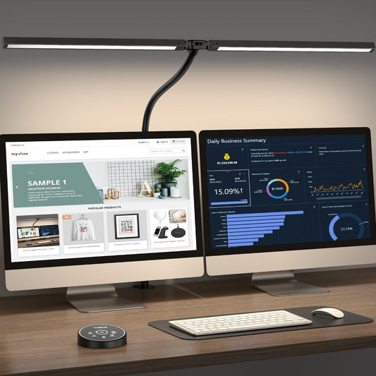 Led Desk Lamp for Office Home - Eye Caring Architect lamp with Clamp,D