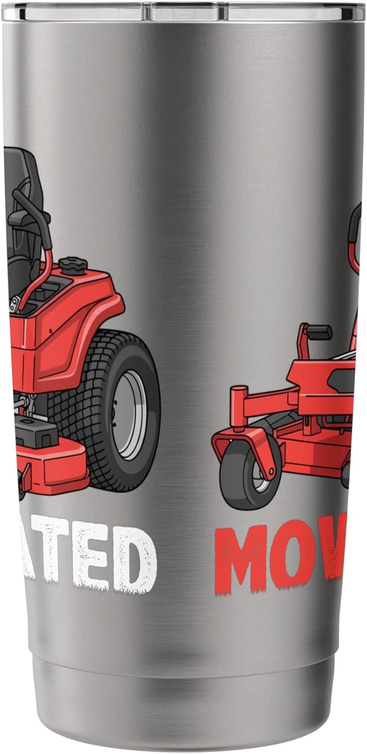 Mowtivated Lawn Mowing Funny Yard Work Stainless Steel Insulated Tumbler