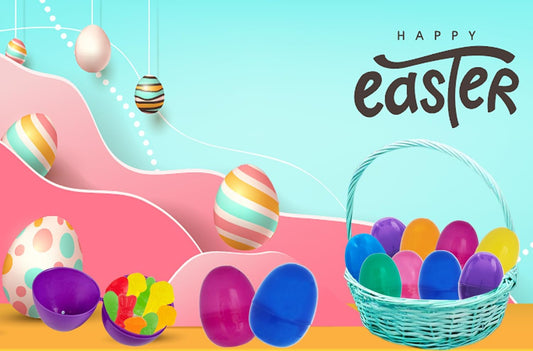 The Dreidel Company 100-Pack Fillable Easter Eggs with Hinge Bulk Colorful Bright Plastic Easter Eggs, Perfect for Easter Egg Hunt, Suprise Egg, Easter Hunt, 2.3" Assorted Colors (100-Pack)