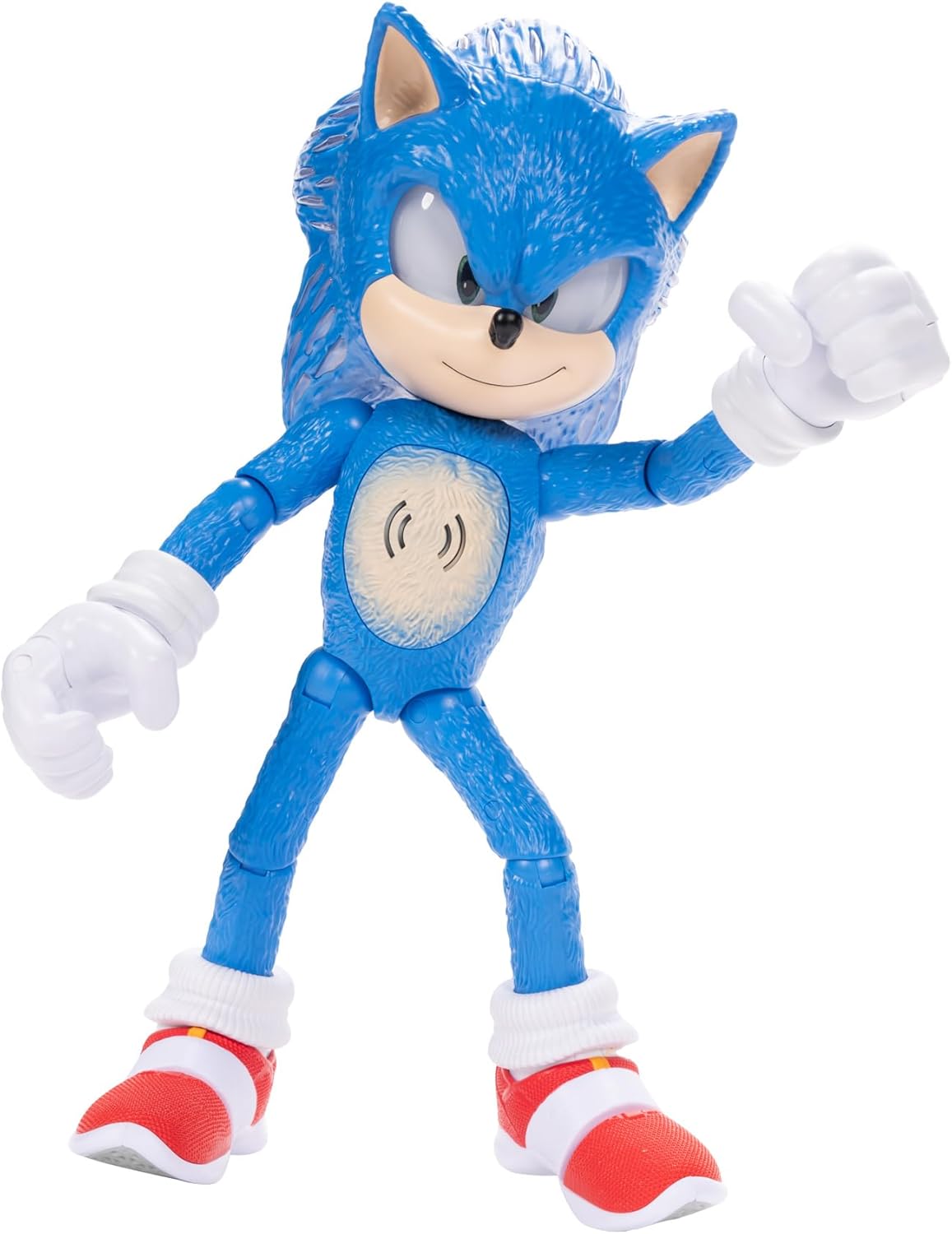 Sonic The Hedgehog 3 Ultimate Talking Sonic 12-Inch Figure, Features 3