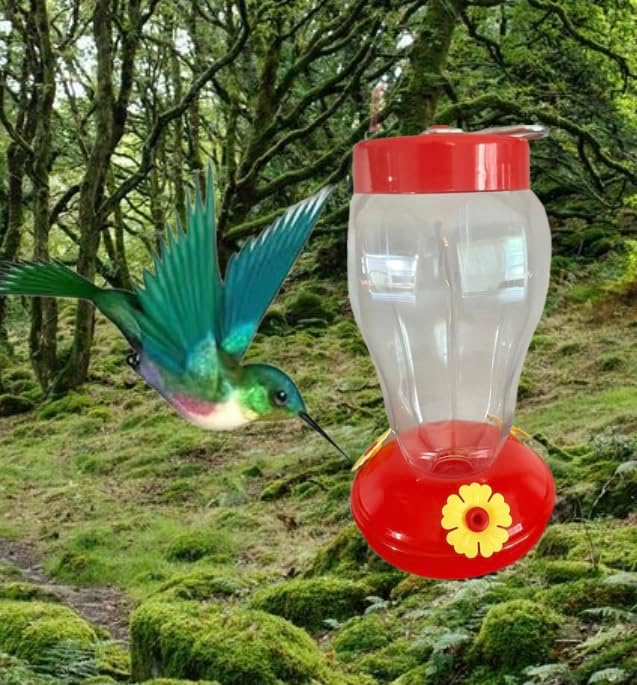 2 Pack Outdoor Hummingbird Feeders