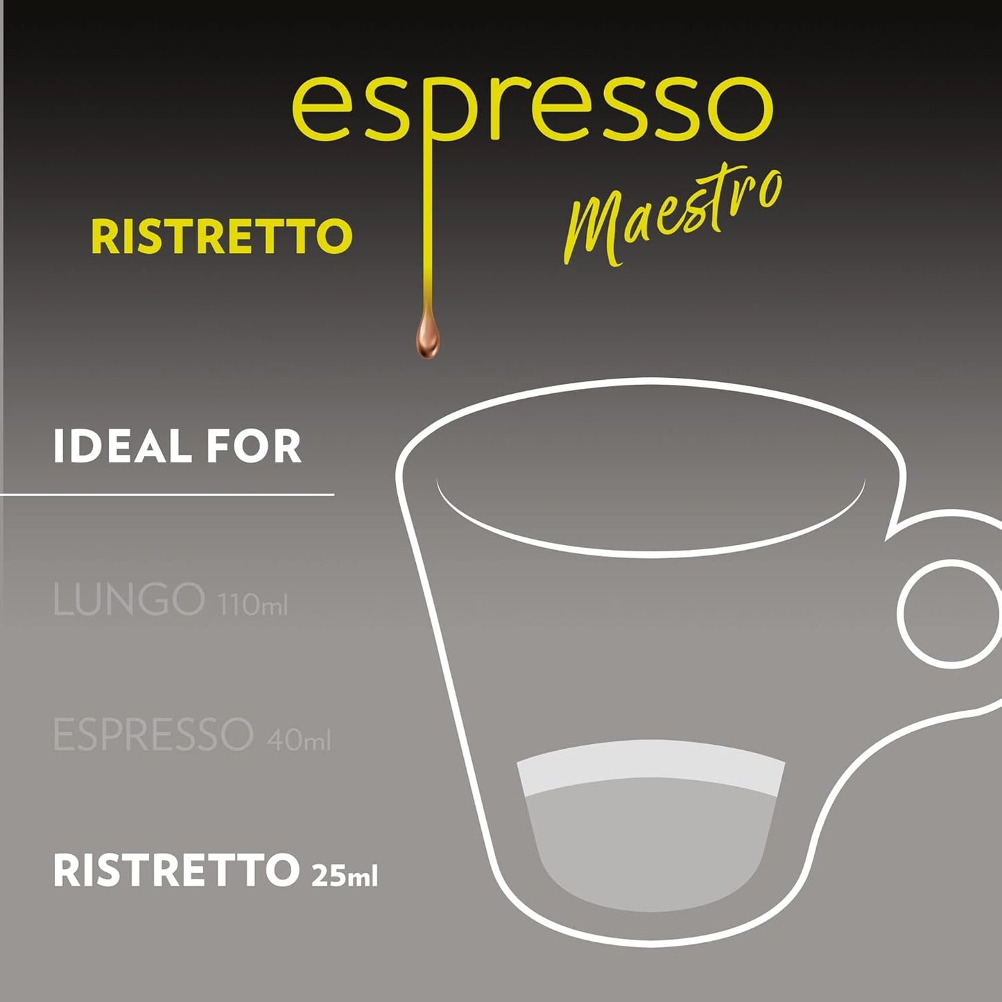 Lavazza Espresso Maestro Ristretto Aluminum Capsules Compatible with Nespresso* Original Machines, Dark Espresso Roast, Arabica and Robusta Blend (60 Capsules)