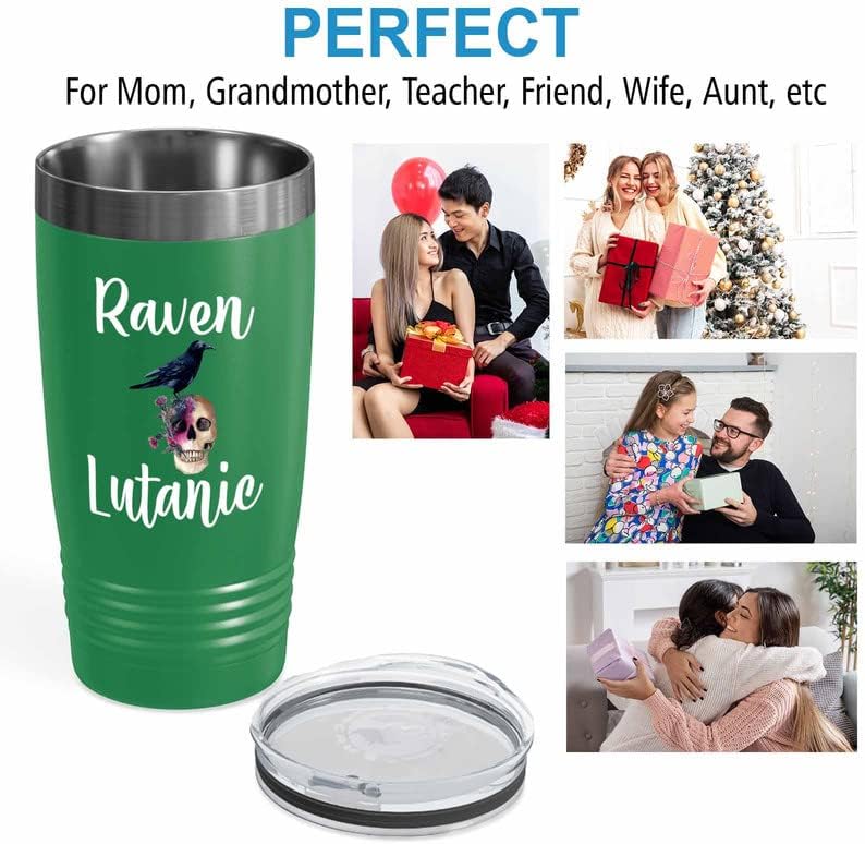 Bird Lover Green Edition Viking Tumbler 20oz - Rven lutanic - Hummingb