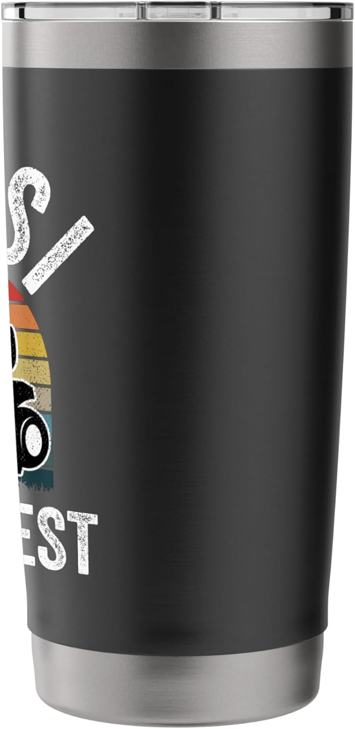 Popsi Mows Best Funny Gardener Lawn Care Father's Day Stainless Steel Insulated Tumbler