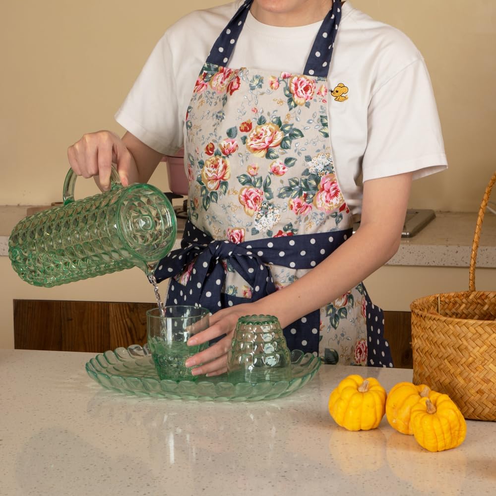 NEOVIVA Cooking Aprons with Pockets for Mama and Me, Parent and Child 
