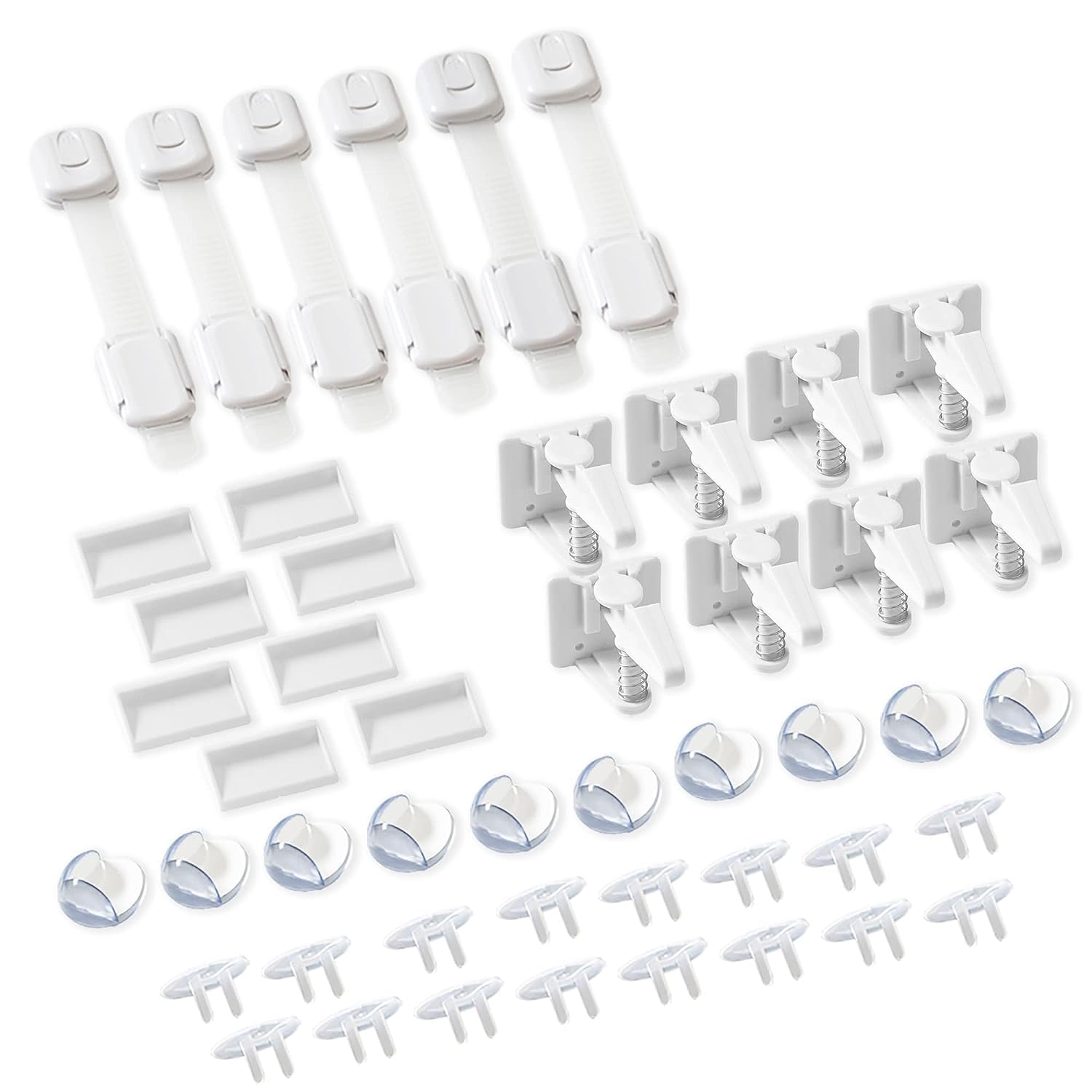 Inaya Complete Baby Proofing Kit - Child Safety Hidden Locks for Cabin
