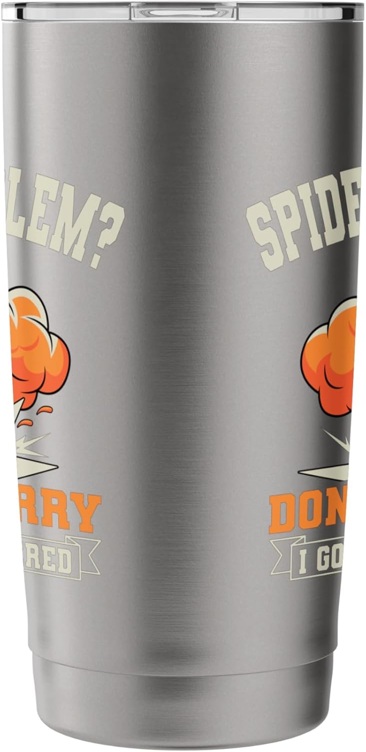 Exterminator Pest Control Eradicator Spider Problem Stainless Steel Insulated Tumbler